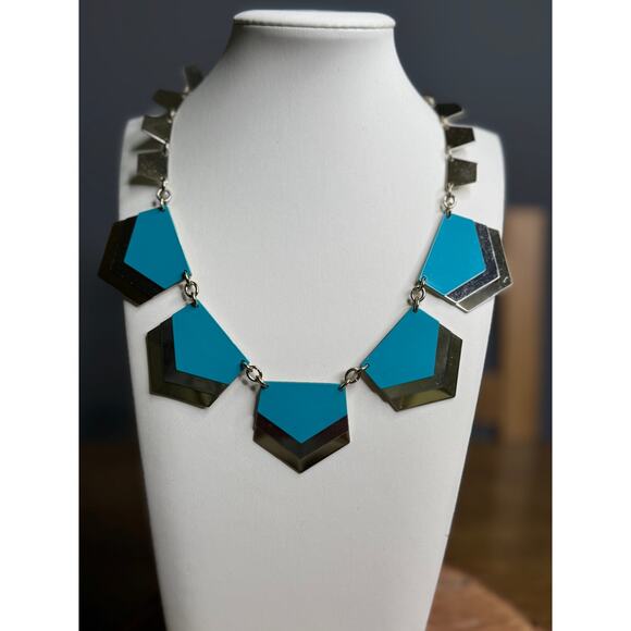 Express Vintage Turquoise Necklace With Extender - Picture 1 of 4